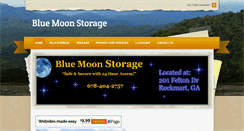 Desktop Screenshot of bluemoonstoragega.com